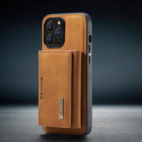 Güçlü Manyetik Mıknatıs Ayrılabilir Kart Cüzdanlı 2in1 Deri iPhone Kılıf
