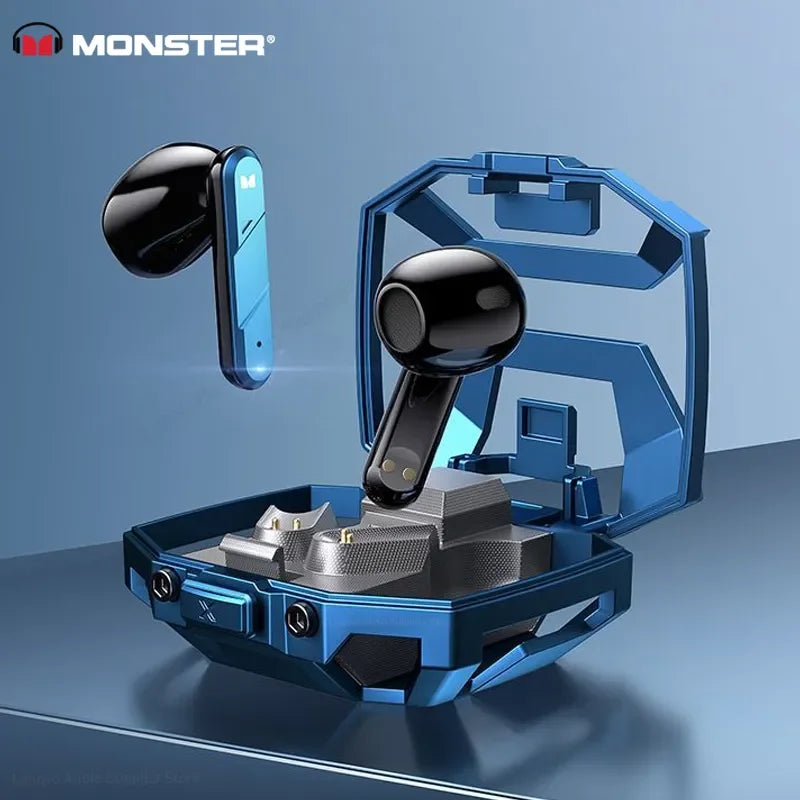 Orijinal Monster XKT09 Oyun Çift Modlu Bluetooth 5.2 TWS Kablosuz Kulaklık