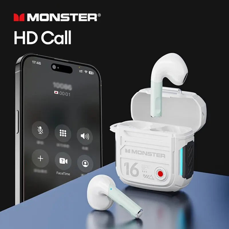Orijinal Monster XKT16 Kablosuz Bluetooth 5.3 Kulaklık