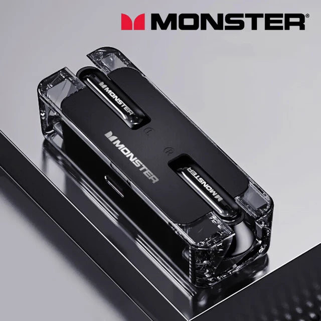 Orijinal Monster XKT08 Bluetooth 5.3 Gerçek Streo Kablosuz Oyun ve Müzik Kulaklıklığı