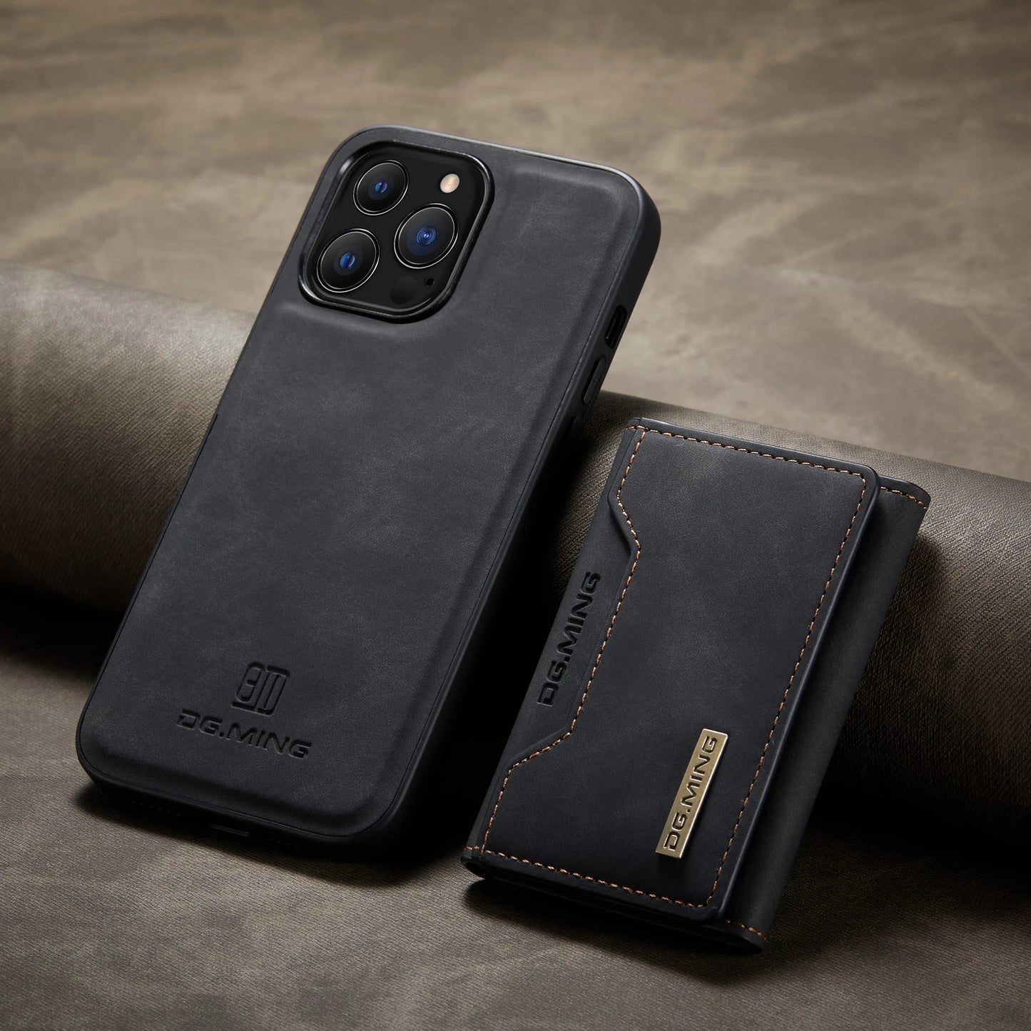 Güçlü Manyetik Mıknatıs Ayrılabilir Kart Cüzdanlı 2in1 Deri iPhone Kılıf