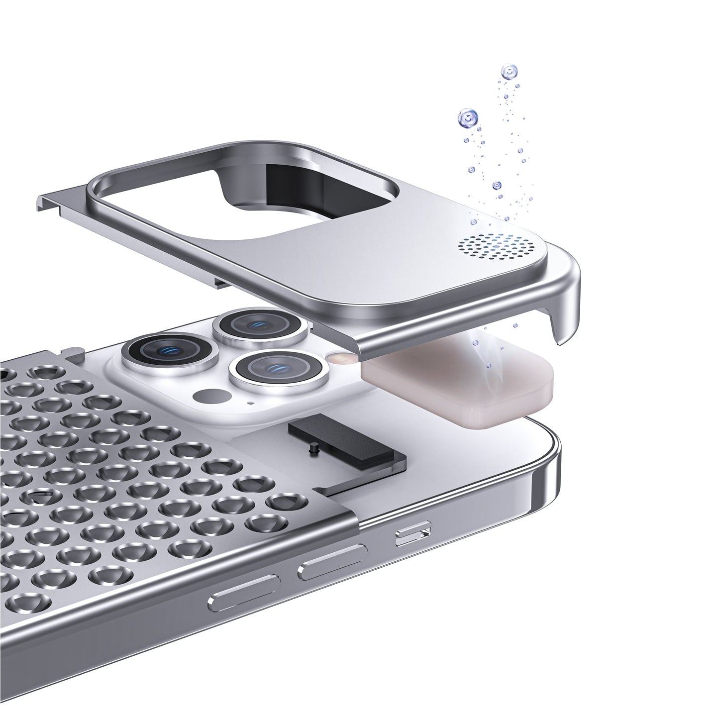 Mac Pro Kasa Alüminyum Alaşımlı Isı Dağılımı Aromaterapi Koruyucu Kılıf