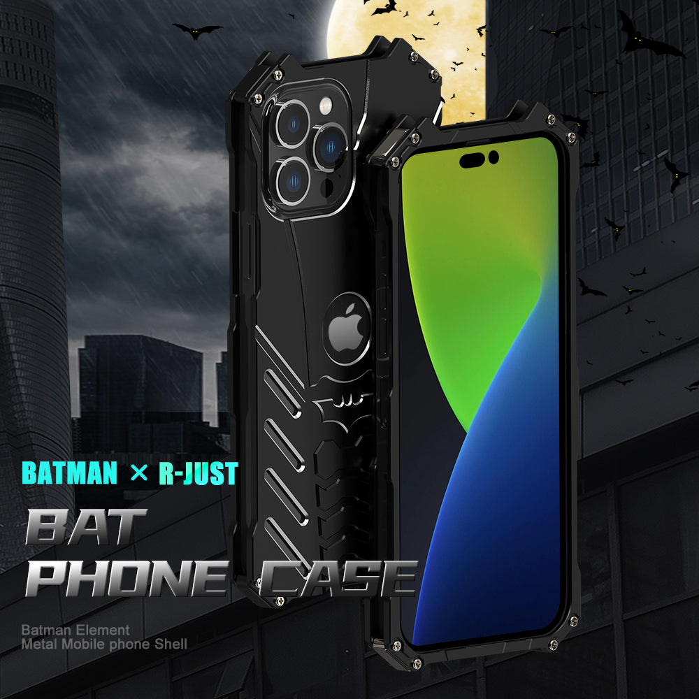 Batman Özel Batarang Standlı Darbeye Dayanıklı Metal iPhone Kılıf